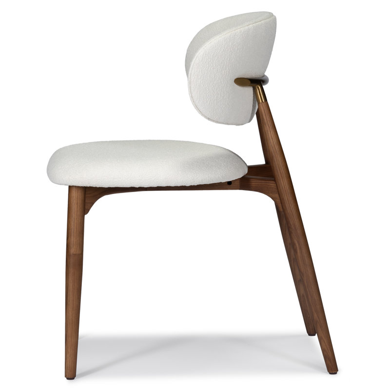 Chaise Moa, Bois brun foncé