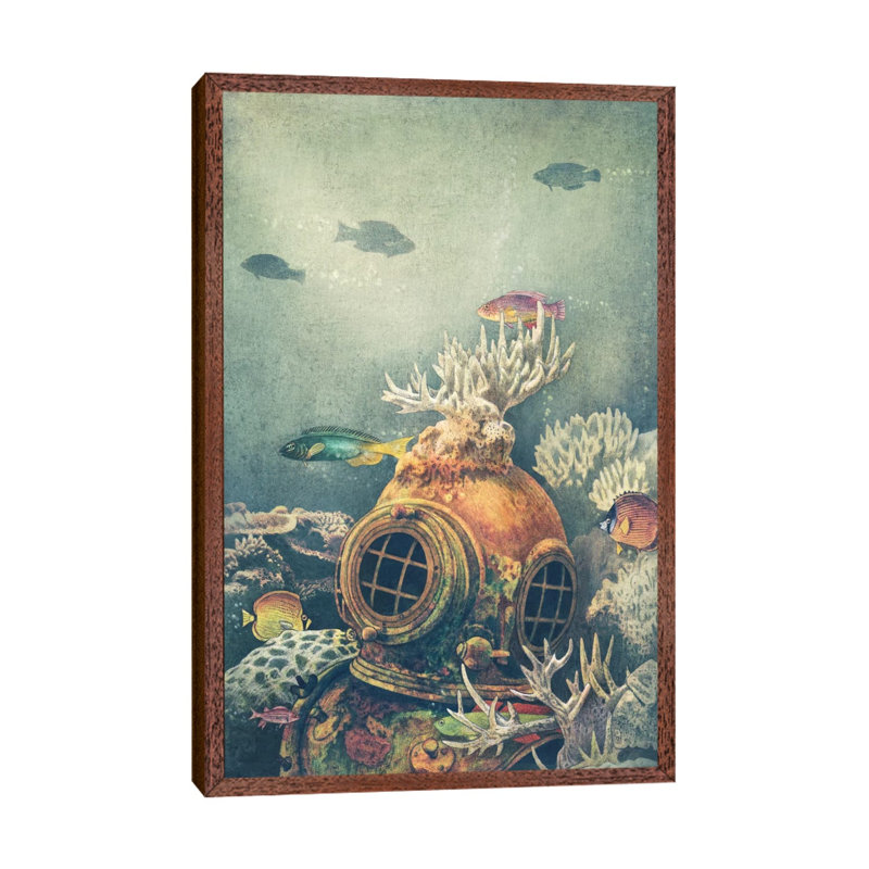Seachange 1 Piece Wall Art on Canvas, 152.5 cm H x 101.5 cm W, Classic Wood Floater Frame