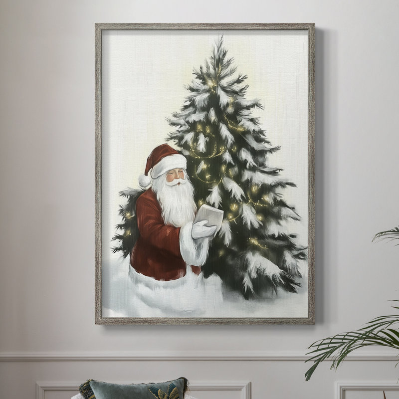 «Christmas Holiday Art CCL XXVII», reproduction encadrée - bois massif, H 11 po x l 9 po