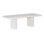 Robusto Dining Table, White Stone