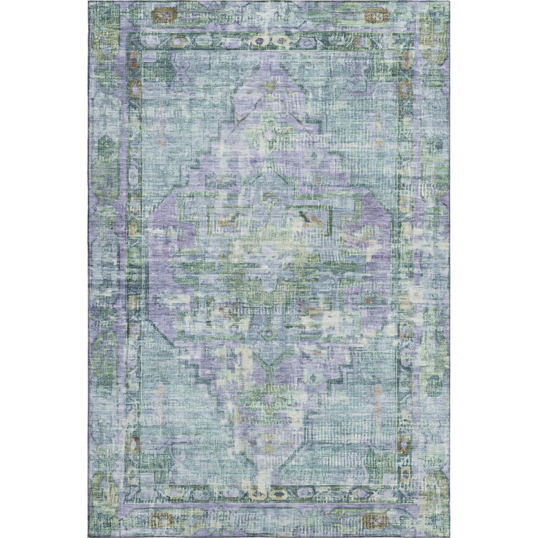 Premium Machine Washable Lubbers AMF1730 Global Rug