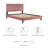 Modway Yasmine Channel Tufted Performance Velvet Platform Bed-380532817-380532841
