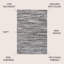 Tapis noir / gris Bonnyrigg Loom Modern Strie-1105640320