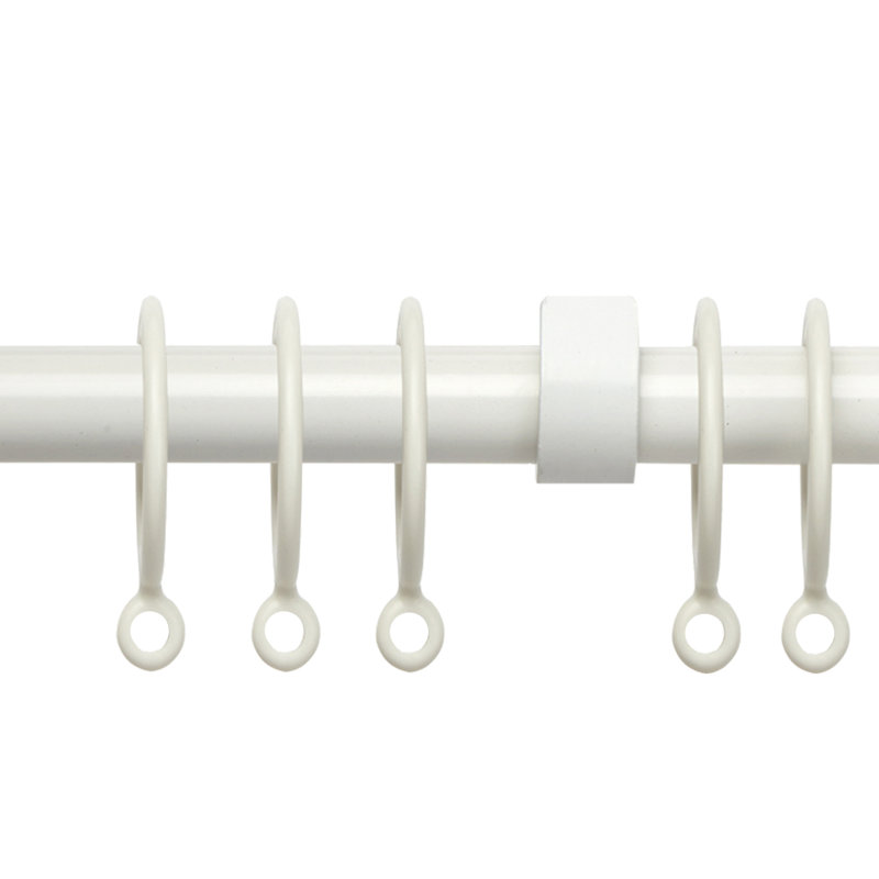 Jetta 6.86cm Curtain Rings, 27mm Internal Diameter, Cream