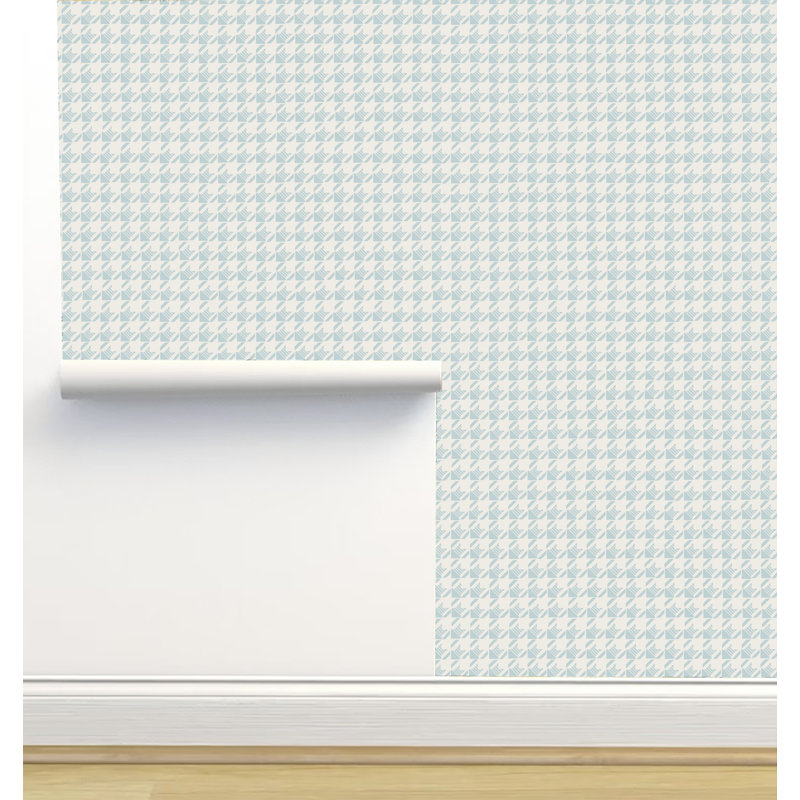Rouleau de papier peint texturé L 12 pi x l 2 po Erin Kendal Designs, Bleu aigue-marine