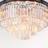 13 - Light 27" Modern Luxury Round Crystal Chandelier-551607601-551607603-551607605