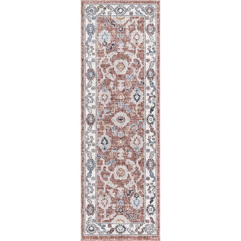 Policarpio Oriental Indoor Rug, Runner 2' x 6'