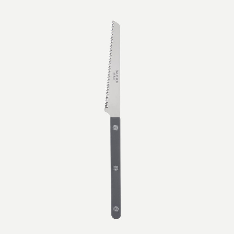 Bistrot Solid 4'' L Tomato Knife, Dark Gray