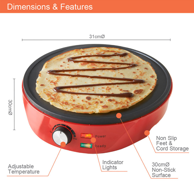 Global Gizmos Crepe Maker