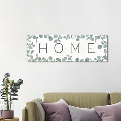 Home Eucalyptus I by Kate Sherrill - Panoramic Print on Canvas