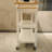 Kitchen Cart With Rubber Wood Top, Spacious Interior And Lockable Caster Mobile Trolley, Color Plenty Of Storage Options-842972987