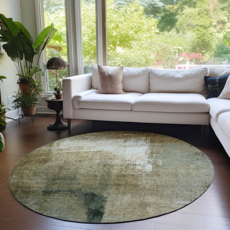 Malm Washable Abstract Indoor / Outdoor Rug