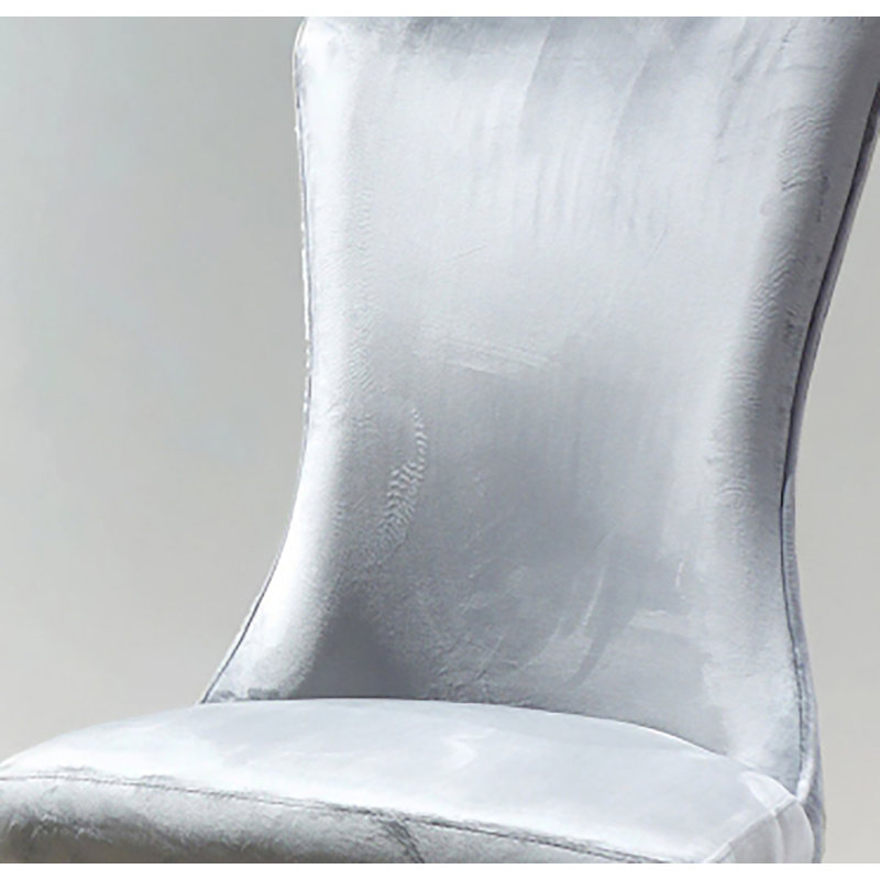 Chaise d'appoint Montie (ensemble de 2), Argenté/doré