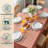 Orange Striped Tablecloth 84" x 60"-1632626623-1632626609