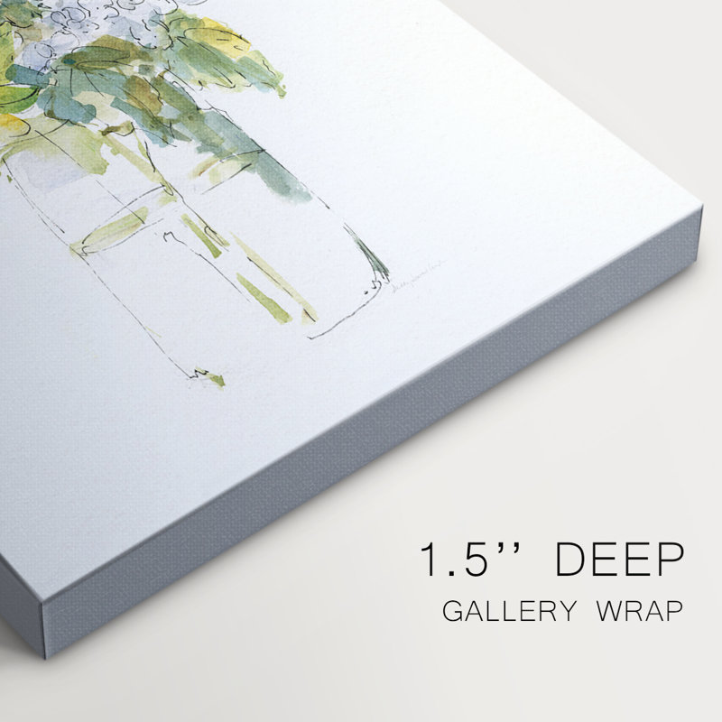 Summer Picks In Jar II -Gallery Wraraped Cavas, H 27 po x l 18 po