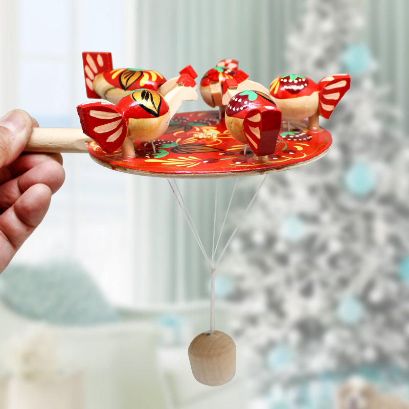 Pecking Chicken Hen Old-World Animated Decoration | Designocracy