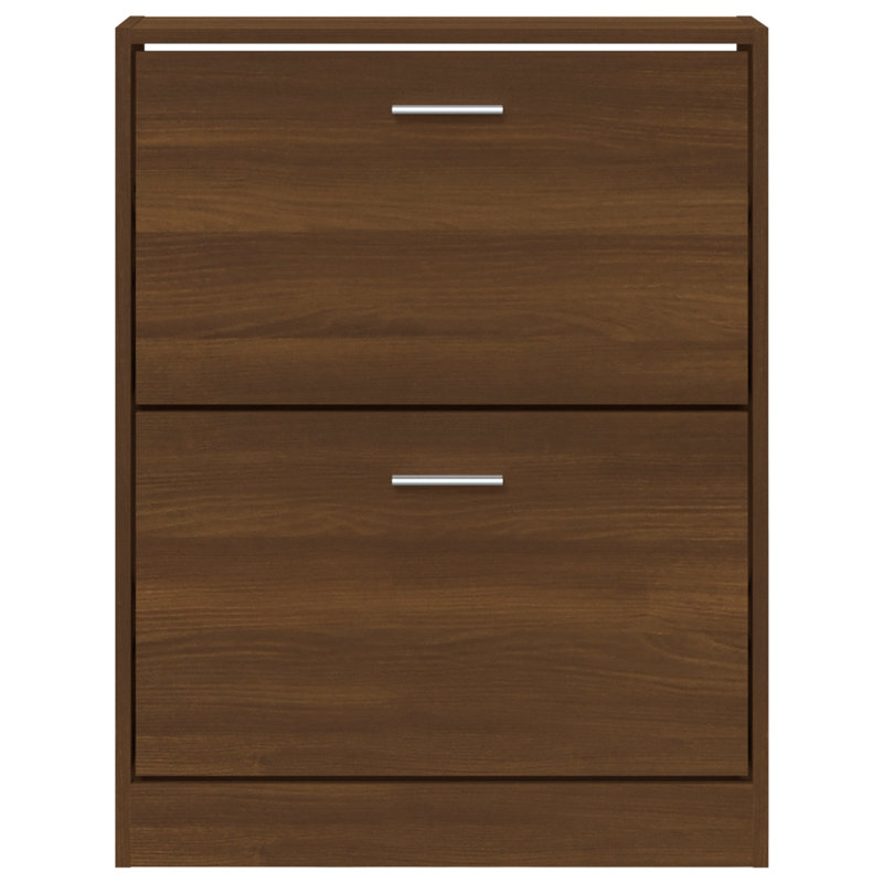 Shoe Cabinet 59x17x81 cm Engineered Wood, Light Brown