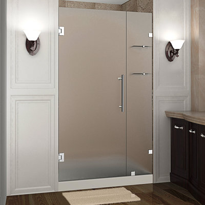 Nautis GS 41" x 72'' Hinged Completely Frameless Shower Door