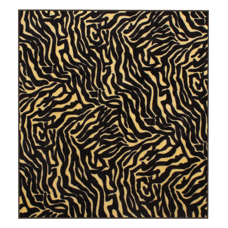 Animal Print Indoor Rug, Square 10'