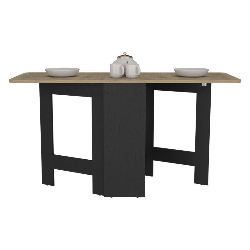 Table pliante Gateleg compacte et compacte