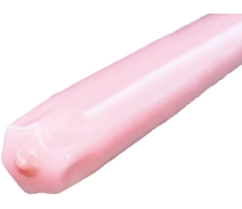 Unscented Taper Candle, 10" H x 0.875" W x 0.875" D, Pink