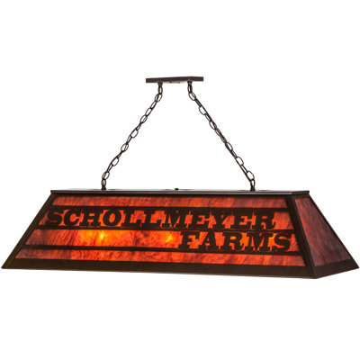Luminaire suspendu personnalisé 48 po L Baheejah