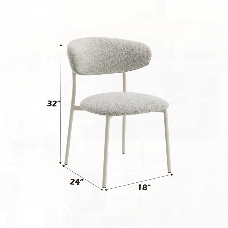 Upholstered Side Chair Set with Modern Design for Cozy Seating