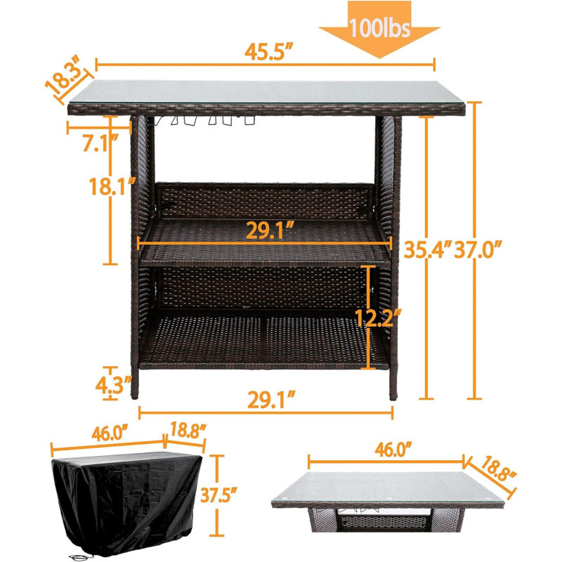 Hanko Bar Cart