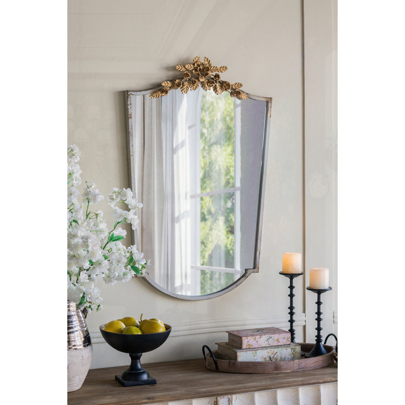 Miroir mural décoratif arqué