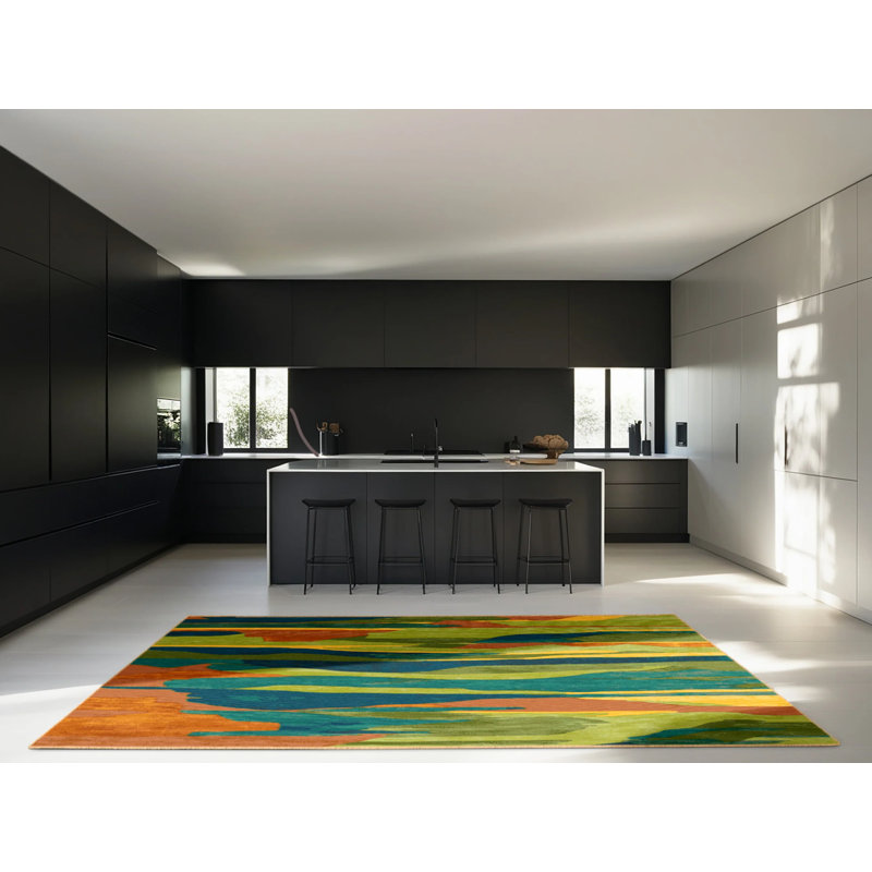 Verdure Glow Rug, Square 5'