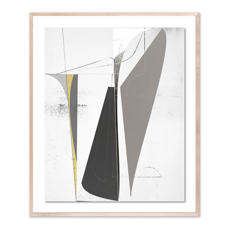 « ando », reproduction encadrée, Naturel, H 60 po x l 49 po x P 2,5 po