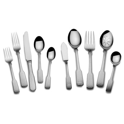 Towle Hammersmith 45-Piece 18/10 Stainless Steel Flatware Set, Service for 8
