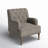 Wilkey Tufted Back Armchair-65219077