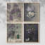 «Vintage Floral Print», impression encadrée CCL XXI - ensemble de 4-471051832-471051835