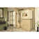 Unidoor Plus 60" W x 36.375" D x 72" H Frameless Pivot Rectangle Shower Enclosure with Fixed Panel
