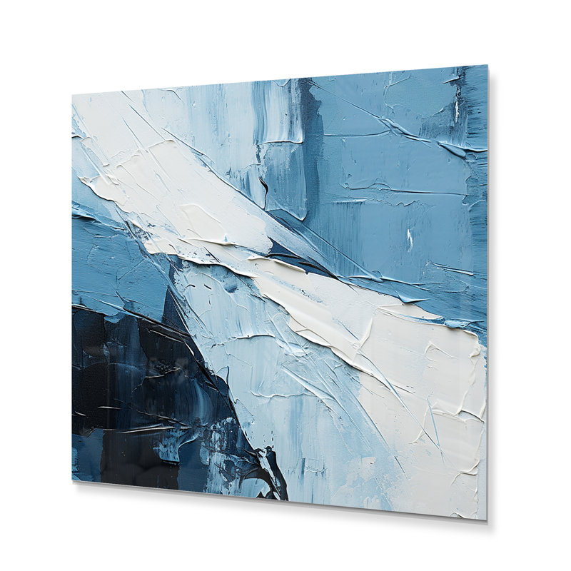 "Minimalisme scandinave harmonie" sur métal, H 24 po x l 24 po x P 1 po