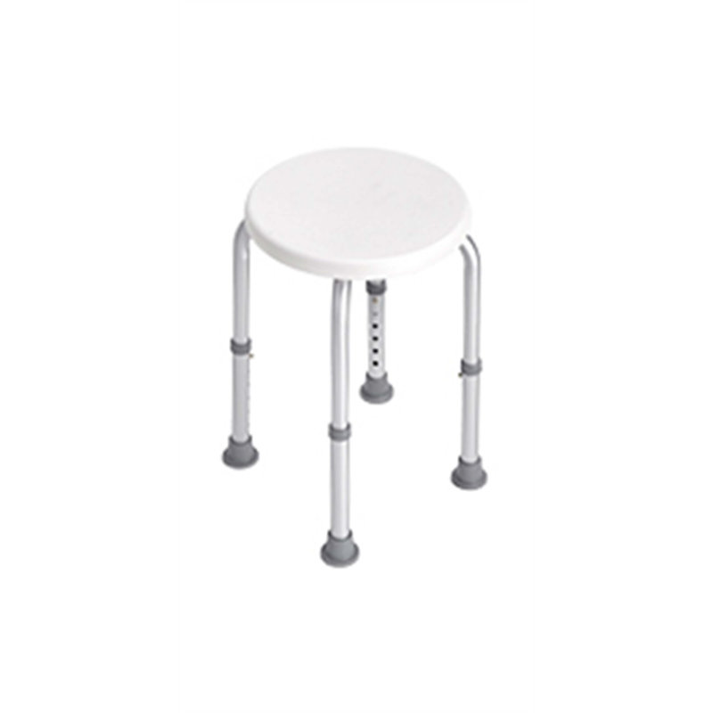 Adjustable Height Non-Slip Shower Chair, Ideal For Elderly And Disabled With 300 Lbs Capacity, Safe And Comfortable Bathing Solution.
