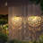 Mandala Solar Fence Lights Outdoor Solar Step Wall Lights Garden Decor(pack of 6)-115295557
