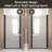 Bifold Shower Door, 1/4"(6Mm) Tempered Glass, Matte Black Aluminum Frame, Explosion Proof Film-121060078