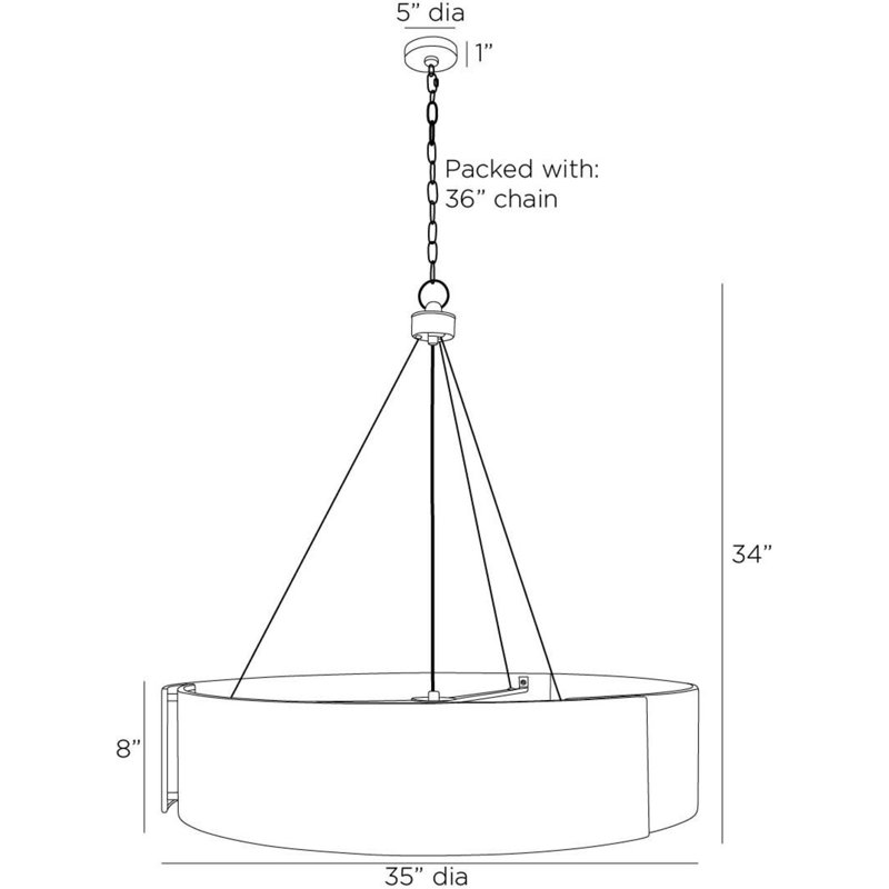 Dante Medium Chandelier