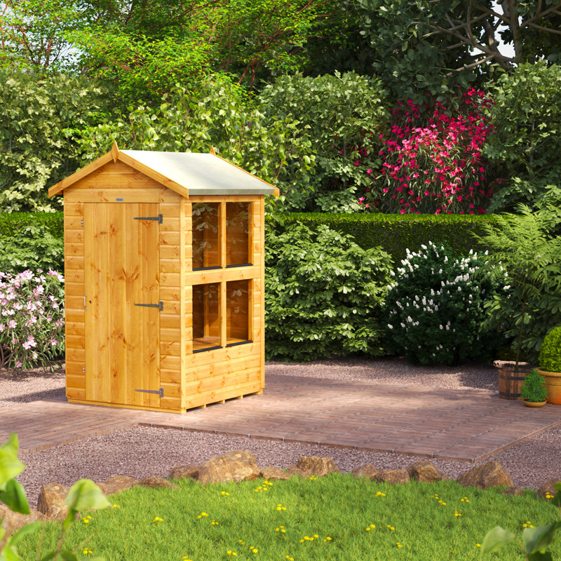 Powersheds 4 x 4ft Timber Tongue & Groove Potting Shed