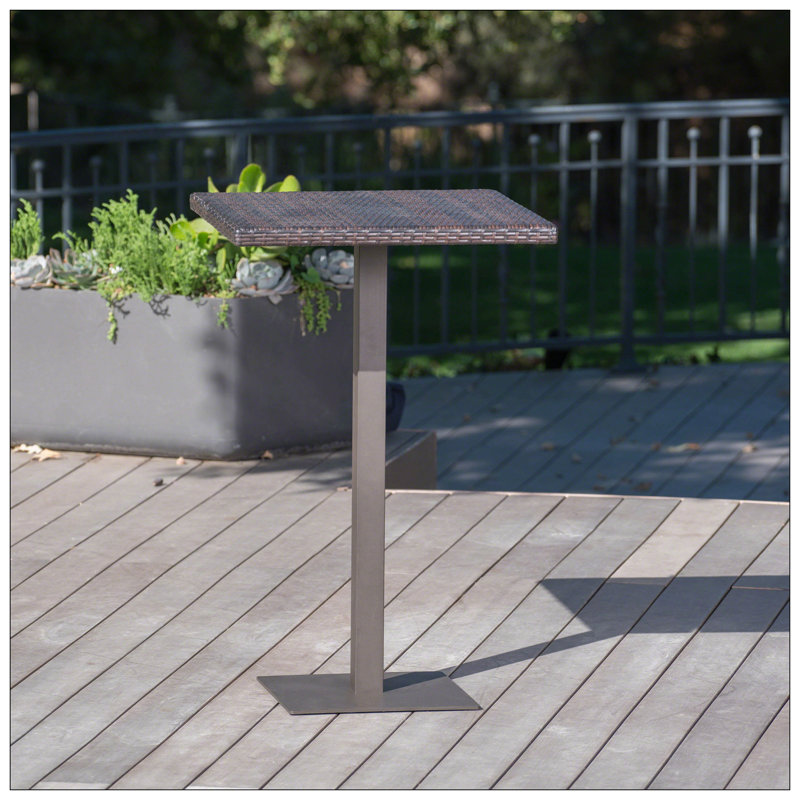 Rattan 26" SQUARE BAR TABLE