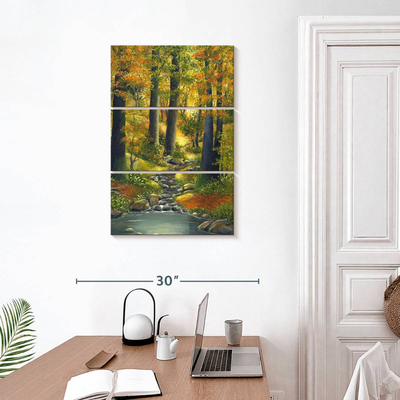Alvord dans la forêt, H 32 po x l 20 po