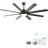 66 Inch Modern Ceiling Fan With Lights And Smart Remote Control 6 Speed Reversible Noiseless DC Motor For Indoor-1860386397-1860386396