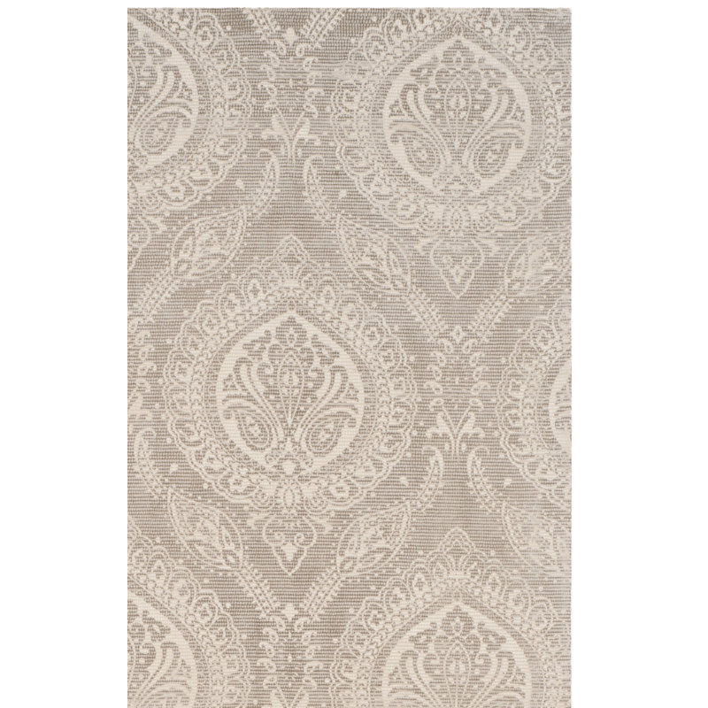 Tapis performance géométrique tissé à la main Espagne, Rectangle 3 pi x 5 pi