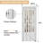 Win Stellar 38 in. W x 80 in. H Low-Gloss Accordion Door with Knob / Lever