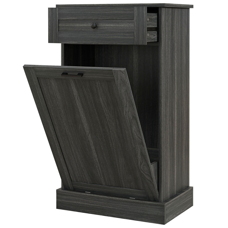 Armoire à ordures Tilt Out, Gris