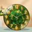 Horloge dorée à chiffres dorés - art moderne 12 po