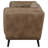 Maximillion Brown Tuxedo Arms Sofa