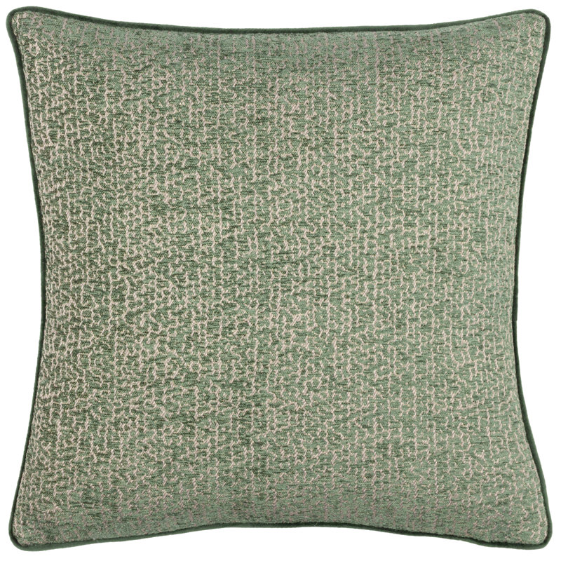 Anikha Square Throw Cushion Covers, Green, Pillow Cover Only - No Insert